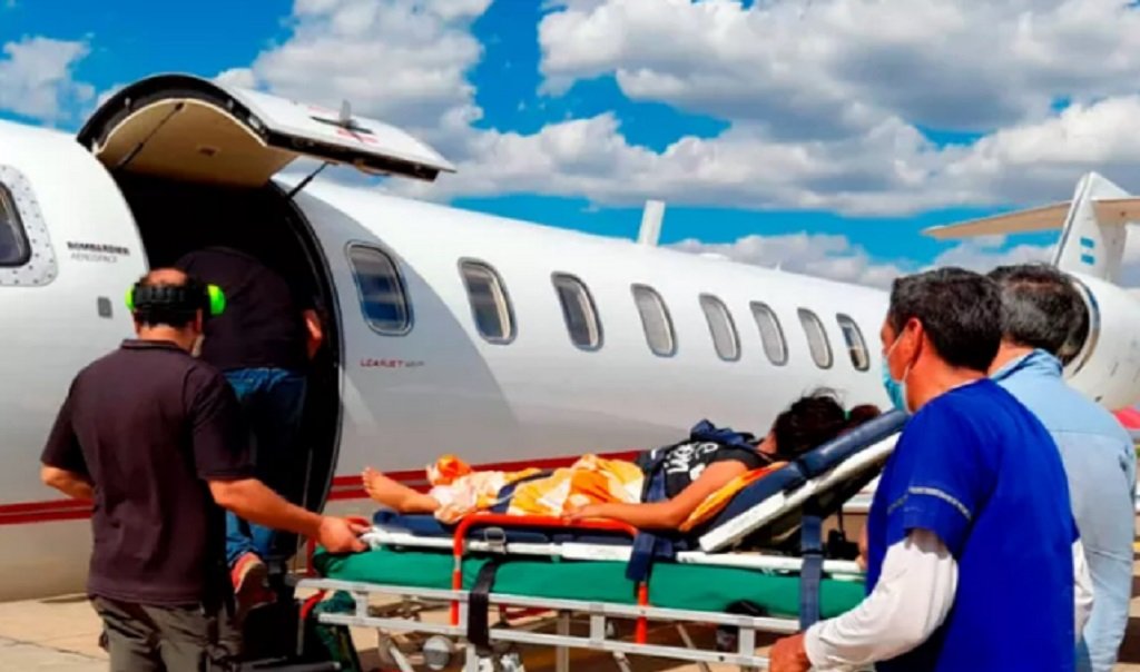 Se concretaron más de 190 traslados sanitarios aéreos en lo que va del año