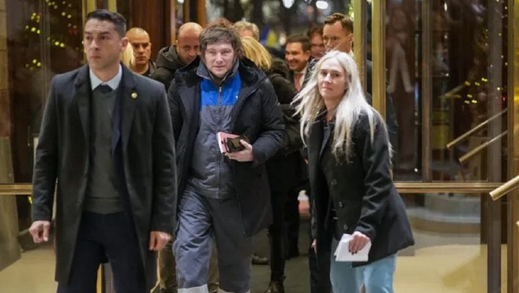 Javier Milei presente en los Premios Nobel