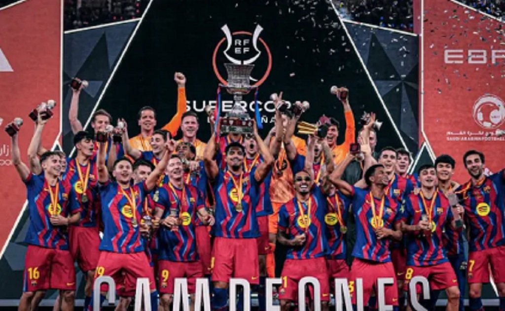 Barcelona campeón de la Supercopa