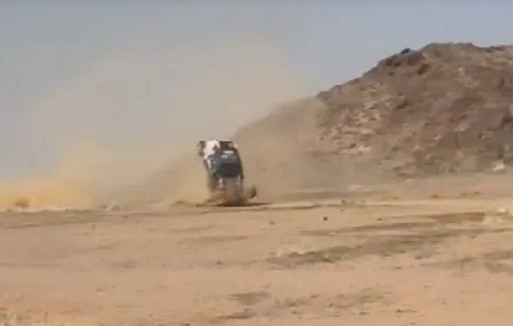 Calleja sufrió un fuerte accidente en el Dakar