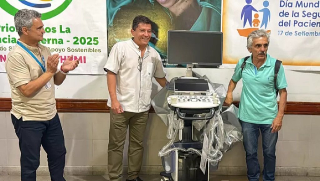 El hospital Materno Infantil incorporó un nuevo ecógrafo portátil