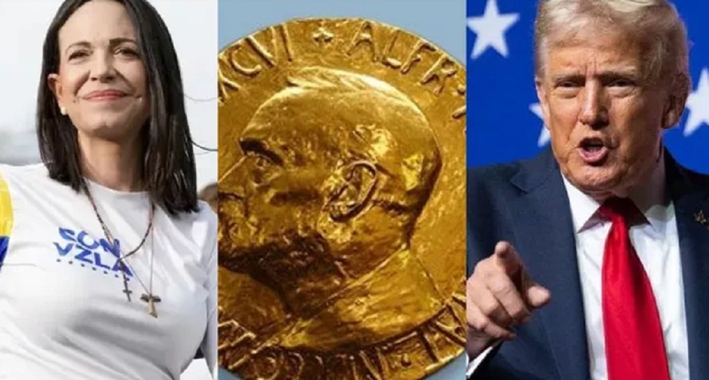 Machado entregó a Trump el Nobel de la Paz 