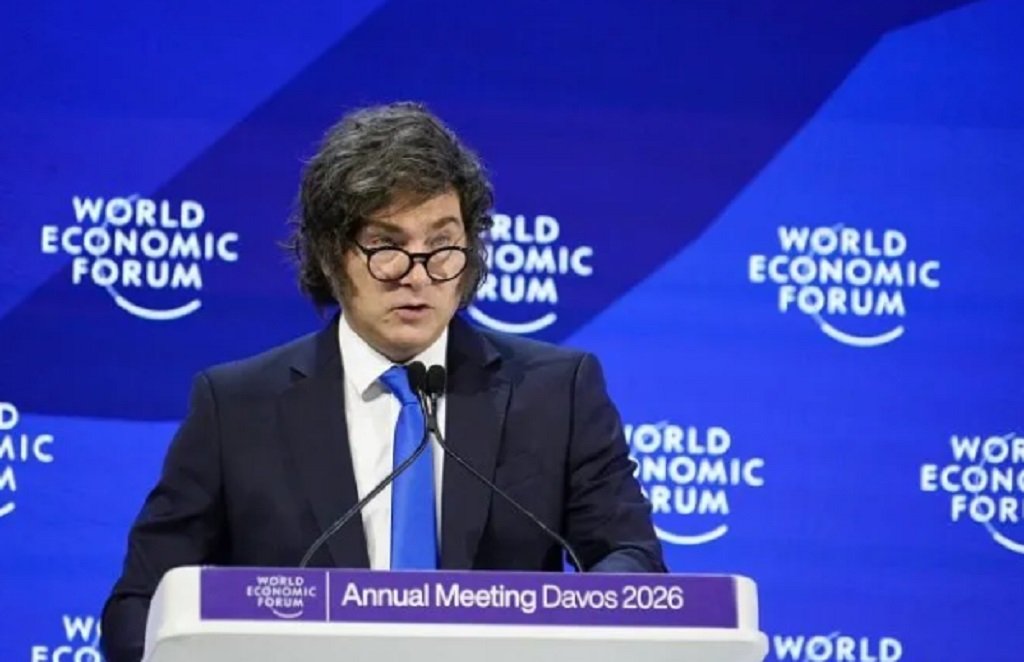 Javier Milei pronunció su discurso en Davos