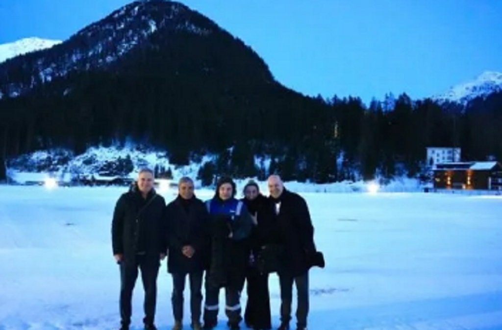 Javier Milei llegó a la ciudad de Davos