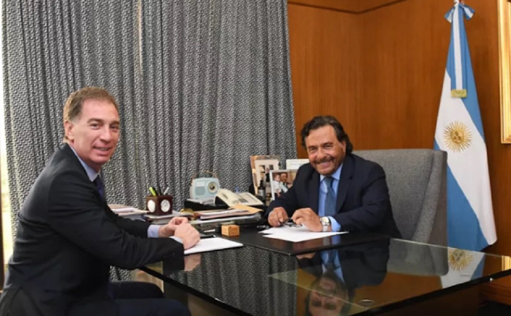 Sáenz planteó a Santilli la agenda de prioridades para Salta