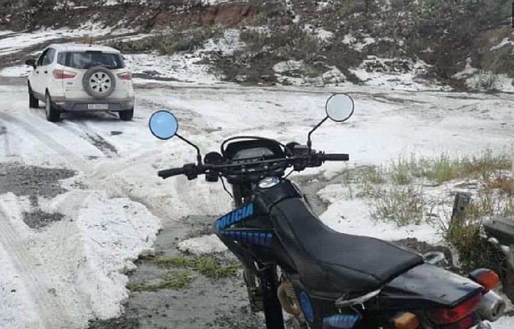 El granizo sorprendió a Seclantás