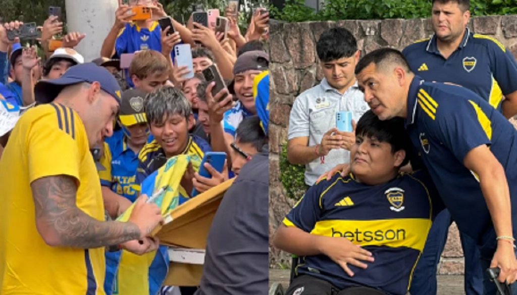 Boca llegó a Salta y fue recibido por los hinchas