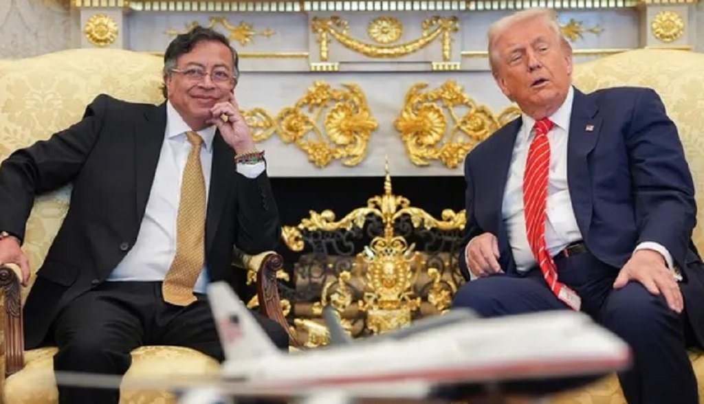 Donald Trump recibió a Gustavo Petro