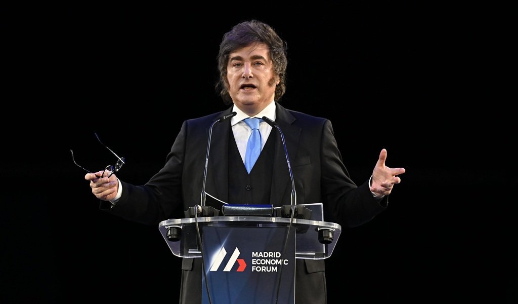 Javier Milei expuso en el "Madrid Economic Forum"