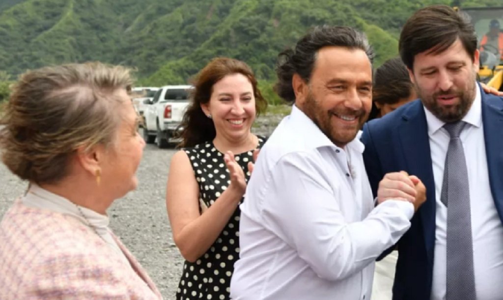 Sáenz y la presidente de Fonplata supervisaron el nuevo bypass en Quijano