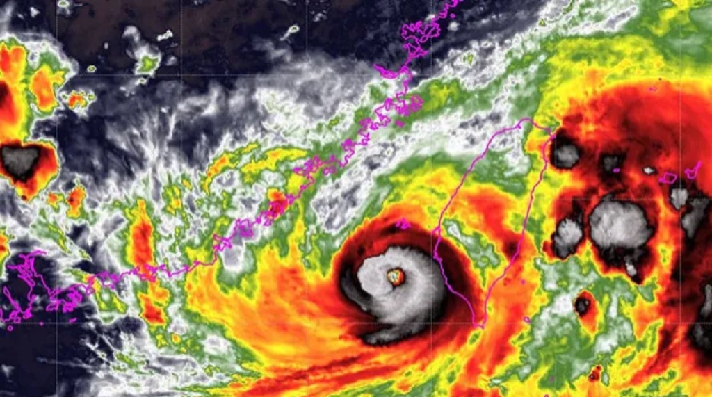 Taiwán: 3 mil evacuados por el tifón Danas