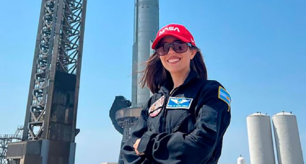 La salteña Noel de Castro se convertirá en la 1º argentina que viajará al espacio