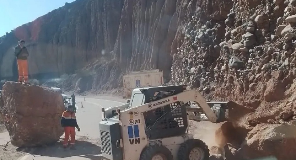 Salta: Vialidad Nacional despejó la RN 68