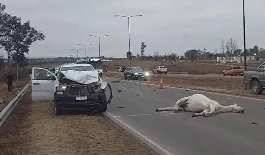 Siniestro vial en la Circunvalación Oeste