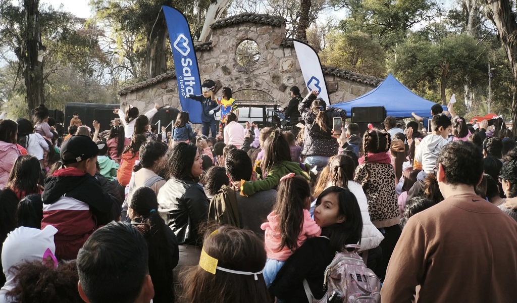 Cierre de vacaciones en el Parque San Martín