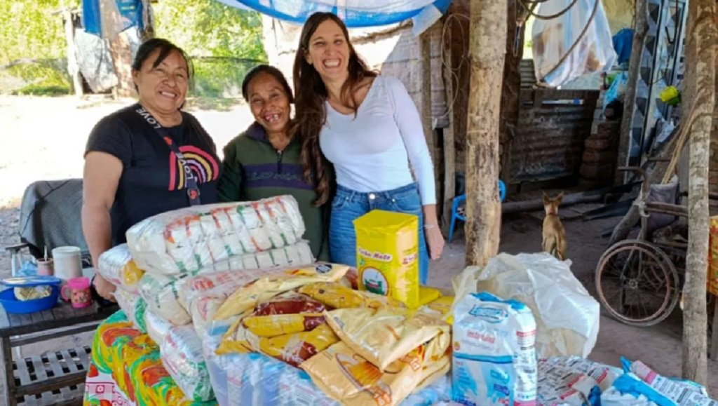 Operativo alimentario en Tartagal