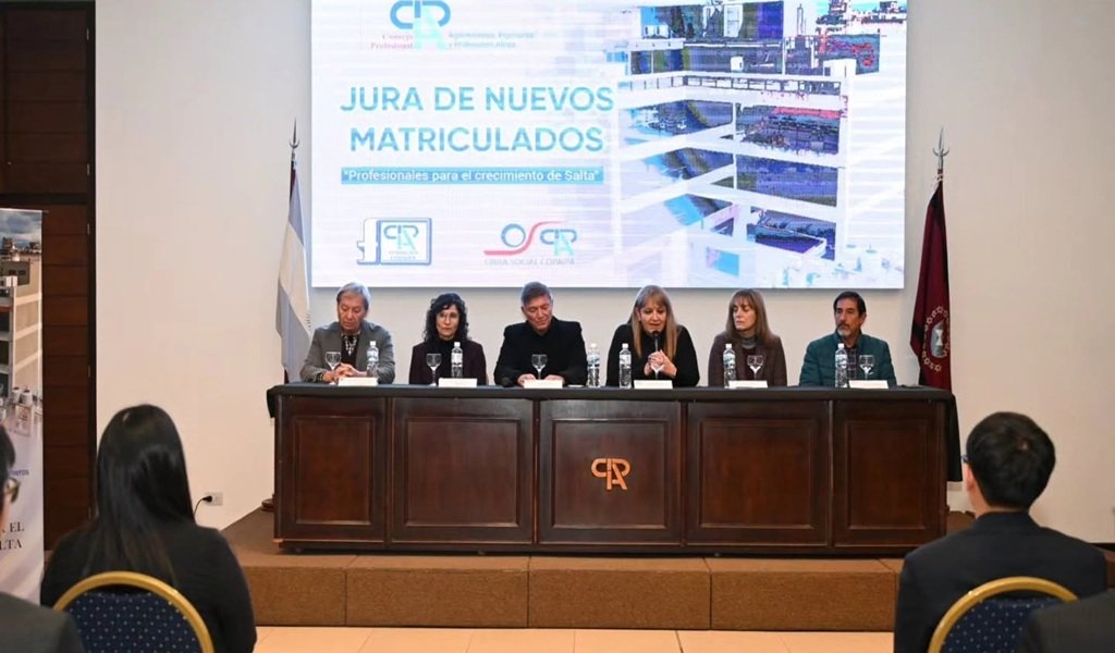El COPAIPA recibió a nuevos matriculados