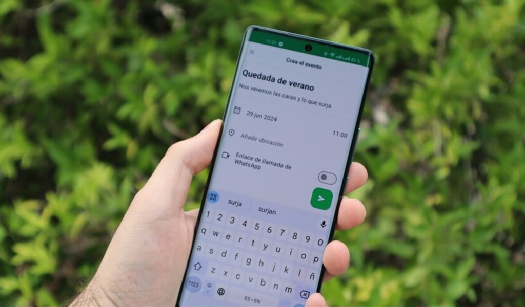 WhatsApp te permite crear eventos