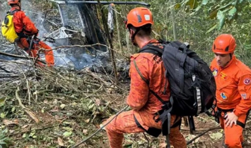 Otro accidente de helicóptero en Brasil