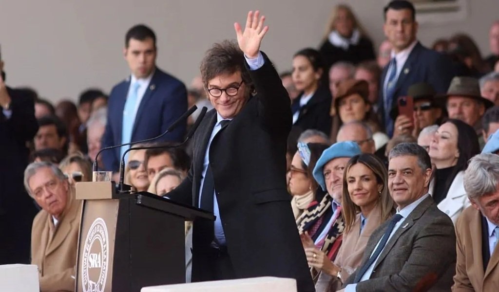 Milei hablará mañana en la Expo Rural de Palermo