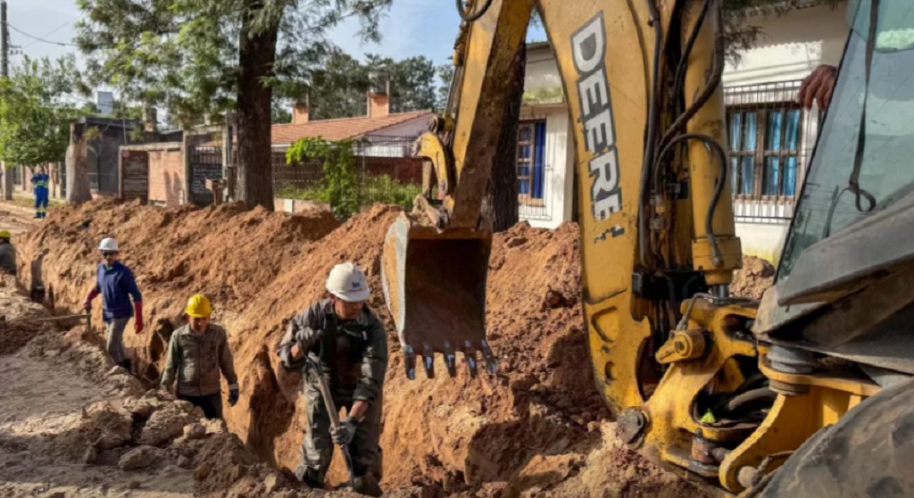 Avanza la ejecución de obras hídricas en Tartagal