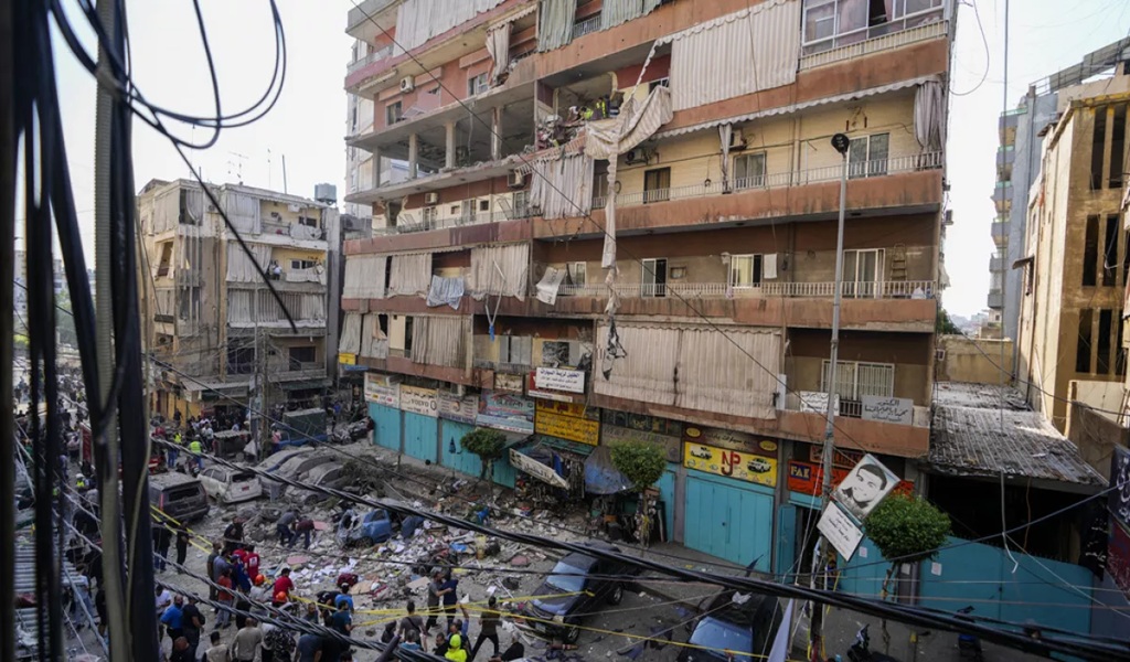 Israel lanzó ataques aéreos al sur de Beirut