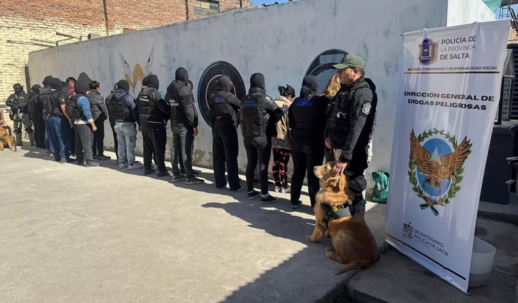 Desbaratan una banda narcocriminal que operaba en Salta