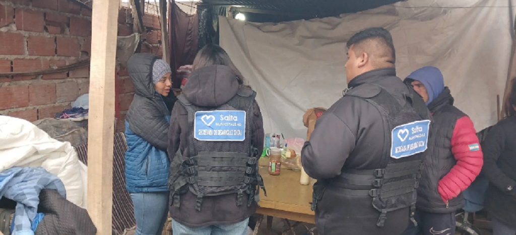 Asistieron a familias afectadas por incendio
