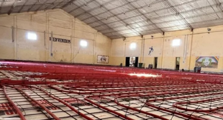 Restauran el polideportivo de Tolar Grande