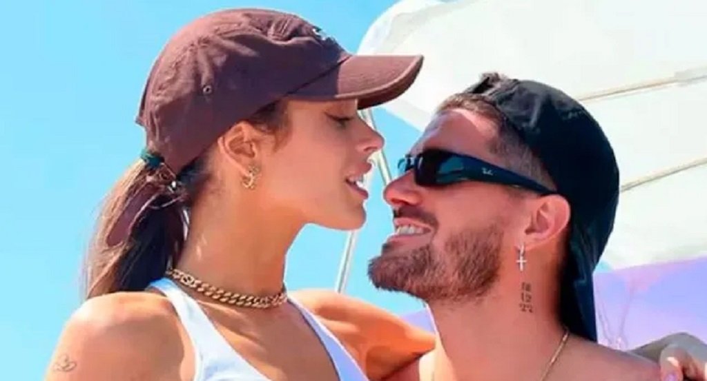 Rodrigo de Paul y Tini a pura pasión en EE:UU