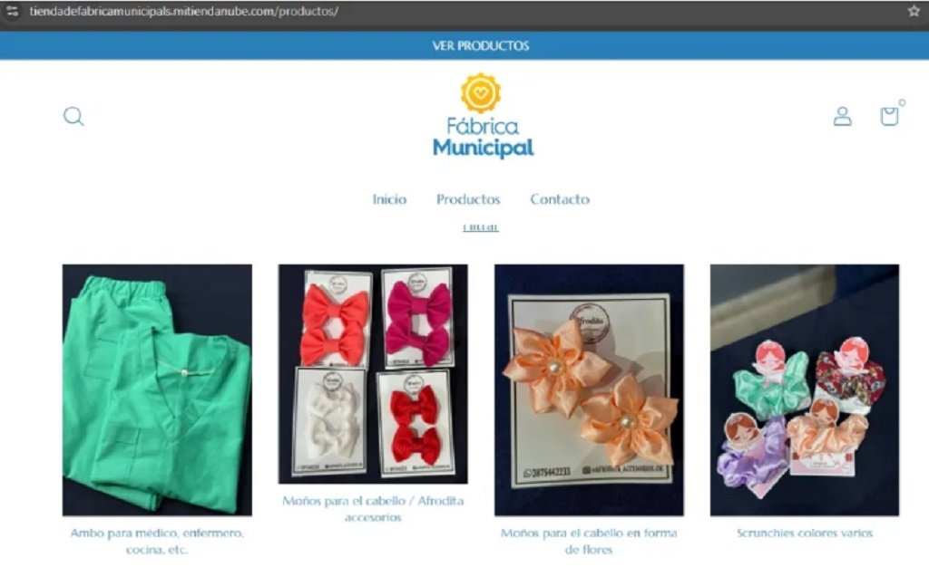 Llegó la tienda virtual de las Fábricas Municipales