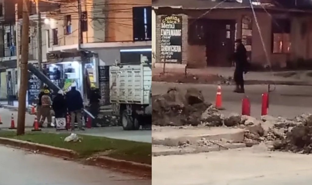 Alerta por la rotura de un caño de gas en Bº San Ignacio