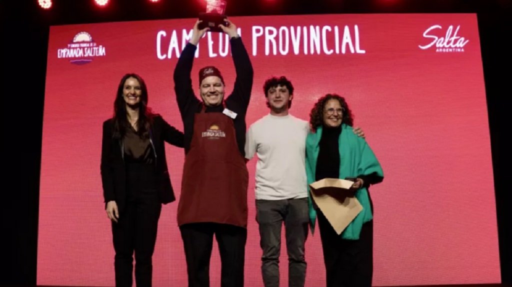 Tomás Adad se llevó el máximo galardón de la empanada hacia Orán