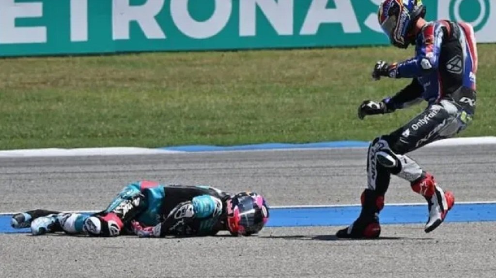 Dramático accidente en el Mundial de Moto 2