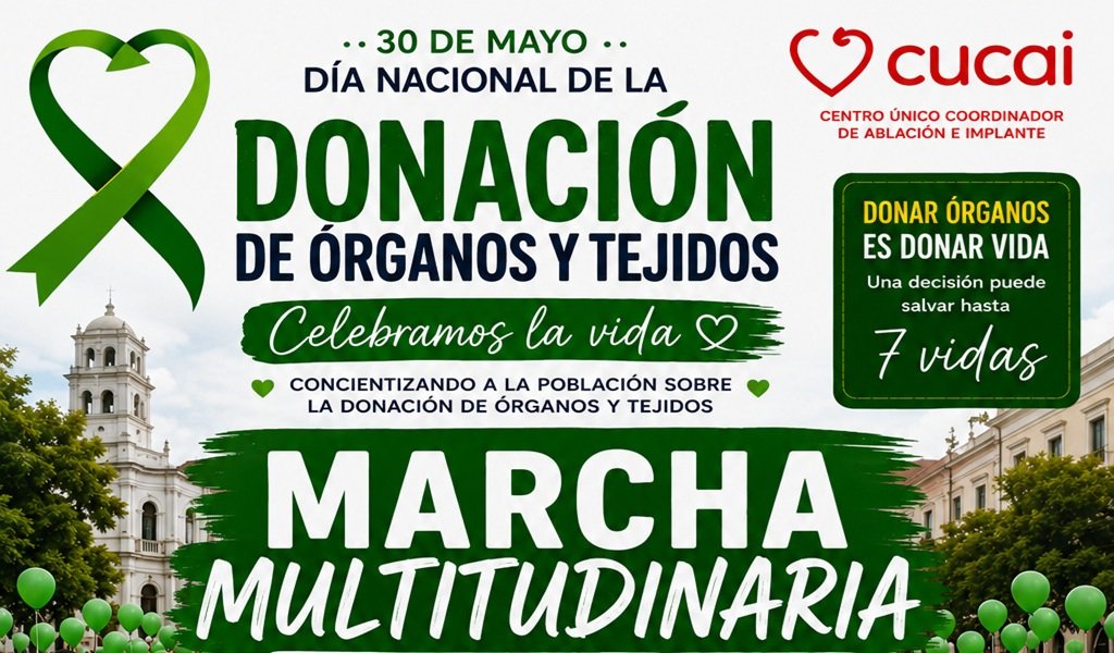 Marcha por el Día del Donante de Órganos y Tejidos