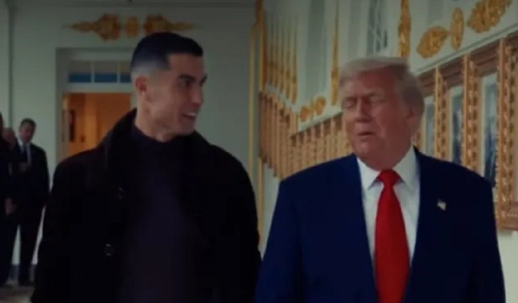 Cristiano Ronaldo visitó a Donald Trump