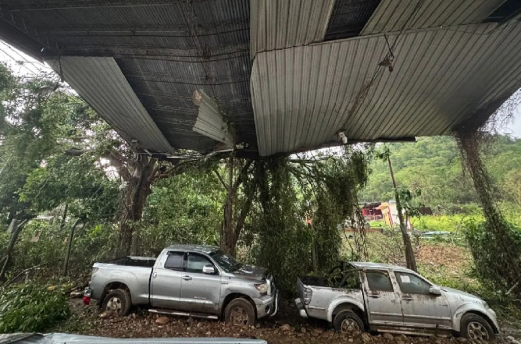 Fuerte temporal en Aguas Blancas