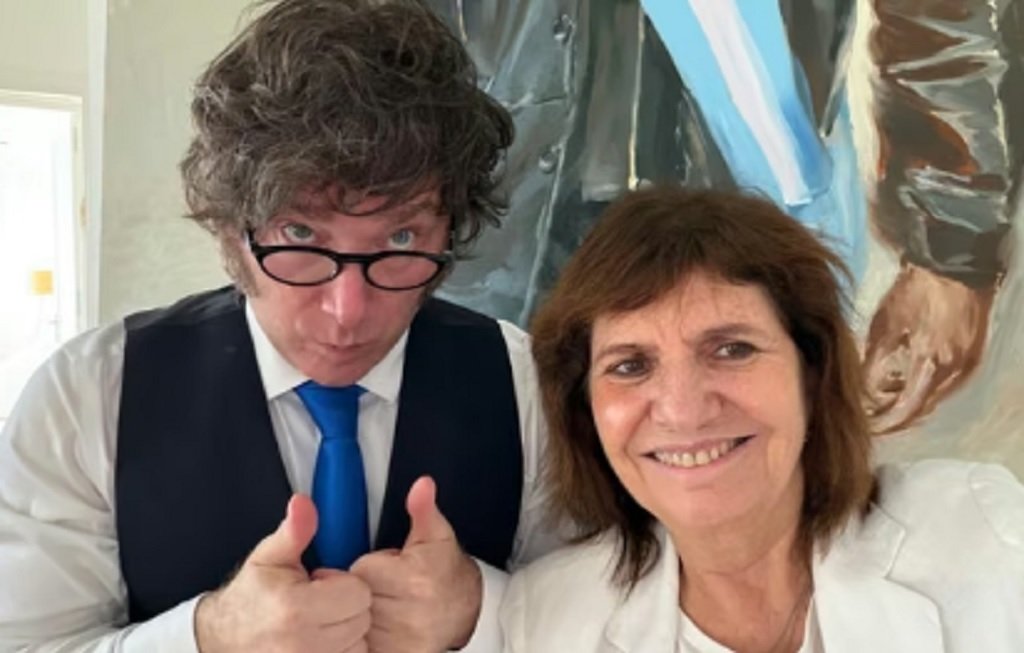 Milei negó disputa interna con Bullrich