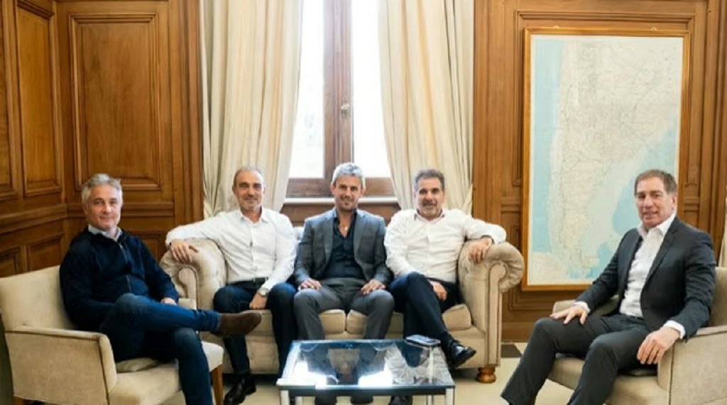 Diego Santilli recibió al PRO en Casa Rosada