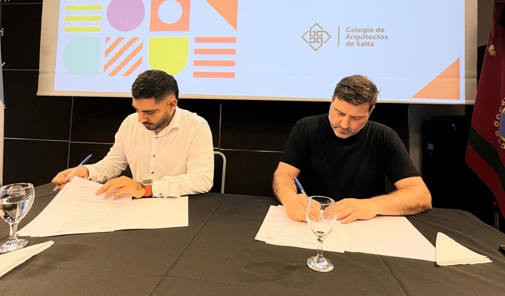 Arquitectos firmaron nuevo convenio
