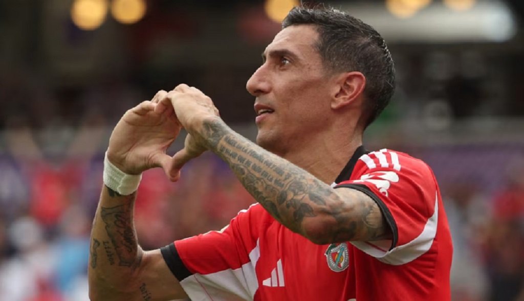 Di María presente en la despedida de Messi