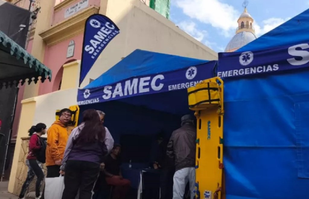 Mangione supervisó el operativo sanitario del Milagro 