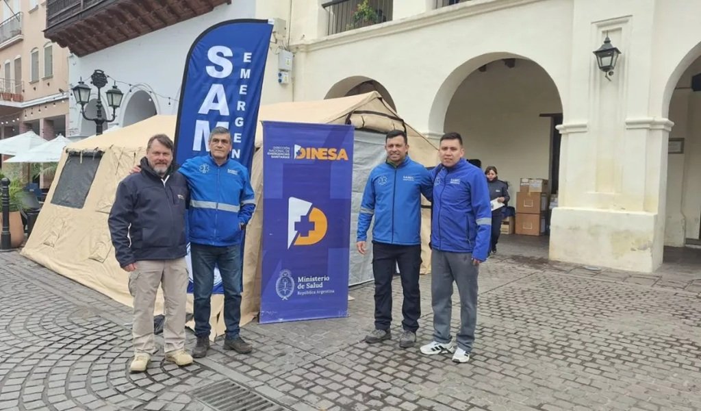 Operativo del SAMEC por la procesión del Milagro