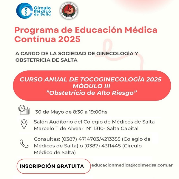 Curso de Tocoginecología "Obstetricia de Alto Riesgo"
