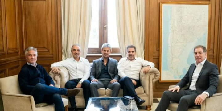 Diego Santilli recibió al PRO en Casa Rosada