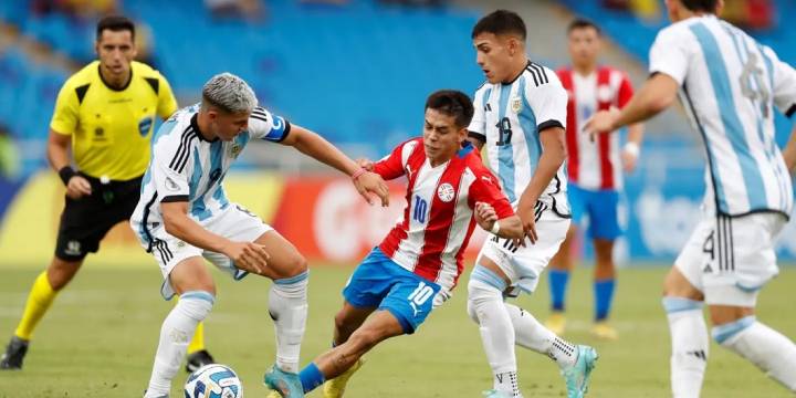 La Selección argentina Sub-20 perdió con Paraguay 