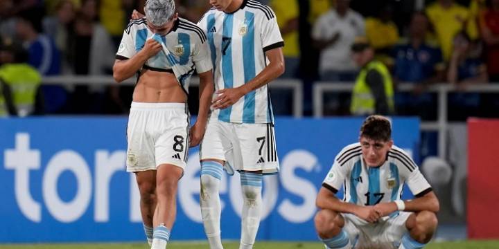 la Selección argentina quedó eliminada del Mundial Sub20