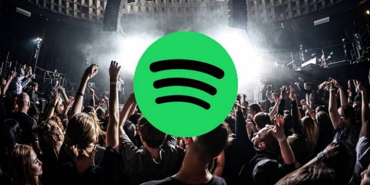 Spotify crea eventos para encontrar conciertos próximos