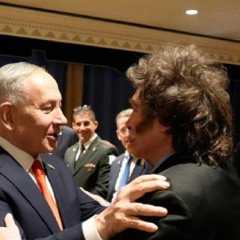 Milei felicitó a Benjamin Netanyahu