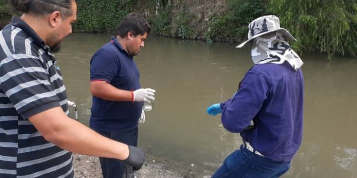 Avanzan las acciones de saneamiento en el río Arenales